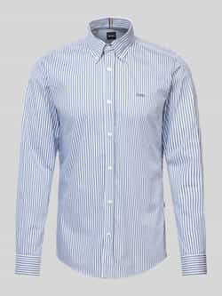 Boss Slim fit zakelijk overhemd met labelstitching model 'Roan'