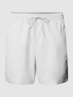 Calvin Klein Swim Tape Swim Shorts White- Heren White