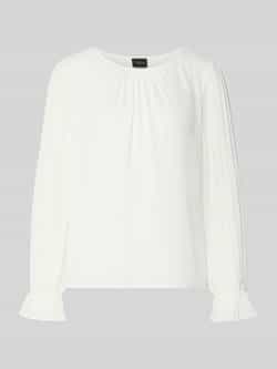 S.Oliver BLACK LABEL Regular fit blouse met lange mouwen met volants