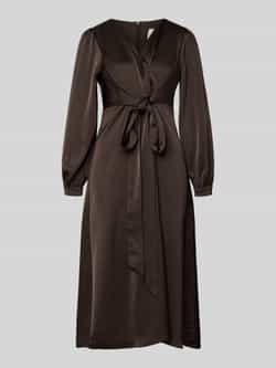 NEO NOIR Midi-jurk met V-hals model 'RIMINI'