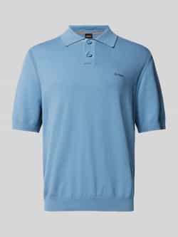 Boss Orange Regular fit poloshirt met labelstitching model 'Asac'