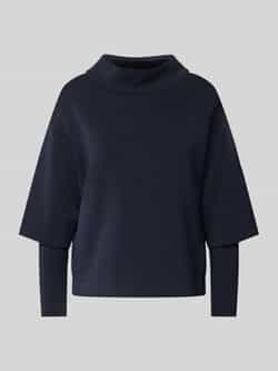 S.Oliver BLACK LABEL Loose fit sweatshirt van scuba met extra brede schouders