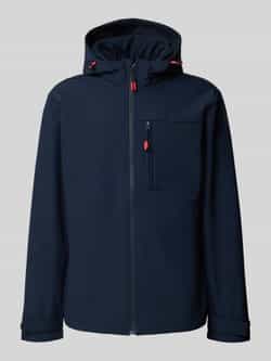Jack & jones Softshell-jack met borstzak en mouwtrensjes