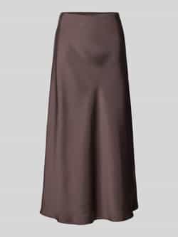 NEO NOIR Midirok van satijn met elastische band model 'Bovary'
