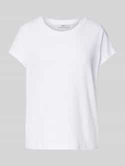 Pepe Jeans T-shirt met geribde ronde hals model 'MEGAN'