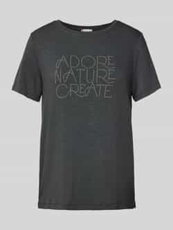 Street One T-shirt met siersteentjes