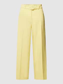MORE & MORE Stoffen broek met persplooien