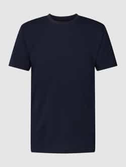 mey Slim fit T-shirt met siernaden vochtregulerend