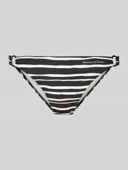 Marc O'Polo Bikinibroekje Summer Blacks met zijlijke ringaccenten