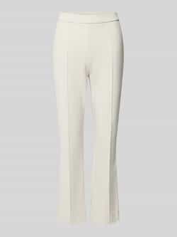 RAFFAELLO ROSSI Flared stoffen broek met verkort model 'MACY'