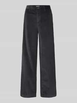 S.Oliver RED LABEL Regular fit corduroy broek van puur katoen met wijde pijpen