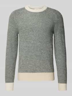 Selected Homme Regular fit gebreide pullover met mix van alpaca en wol model 'RAI'
