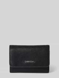 CK Calvin Klein Portemonnee met labelapplicatie model 'CK MUST'