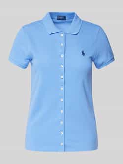 Polo Ralph Lauren Blauw poloshirt met korte mouwen Blue Dames