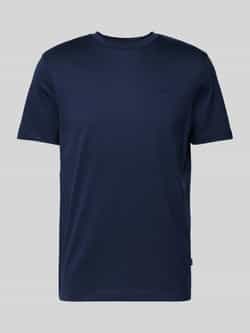 JOOP! Collection T-shirt met geribde ronde hals model 'Cosmo'