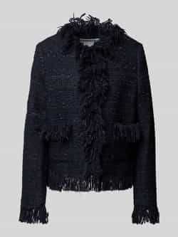 Essentiel Antwerp Regular fit jack met wol model 'ISKRA'