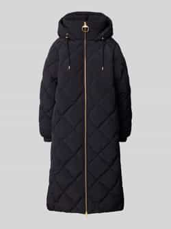 Barbour Regular fit gewatteerde lange jas in kreuklook model 'KIRKTON'