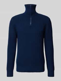 Selected Homme Gebreide pullover met ribboorden model 'LAND'