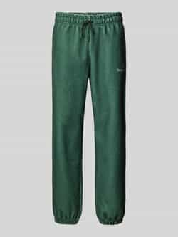 Sergio Tacchini Relaxed fit sweatpants met labelstitching model 'COMO'