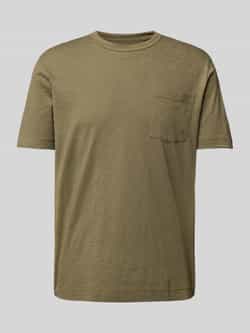 Marc O'Polo Regular fit T-shirt van zachte slubjersey