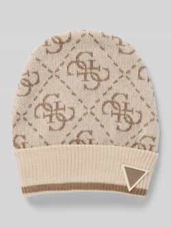 Guess Activewear Beanie met labelpatch model 'MARZIA'