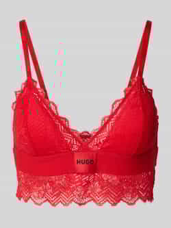 HUGO underwear Beugelloze-bh TRIANGLE RL LACE met hugo-label aan de tailleband