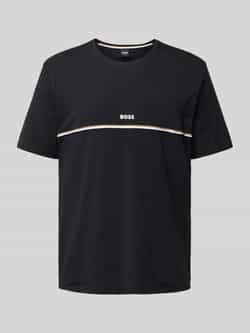 Boss T-shirt met labelprint