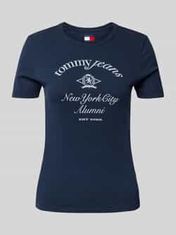 Tommy Jeans T-shirt met labelprint