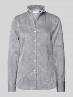 ETERNA COMFORT FIT Overhemdblouse met opstaande kraag