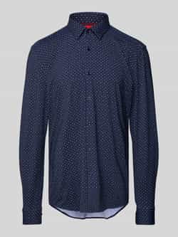 HUGO Slim fit zakelijk overhemd met knoopsluiting model 'Kenno'