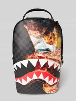 Sprayground Rugzak met motiefprint model 'SHARK CHECK'