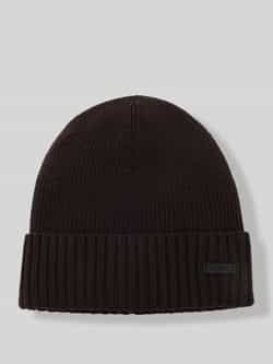 Boss Muts van pure scheerwol