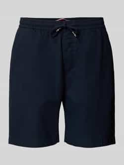 Tommy Hilfiger Regular fit korte broek van een mix van katoen en elastaan