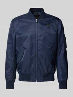 Blauer Usa Jack met ritssluiting model 'ROCKY'