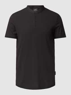 Armani Exchange T-shirt met opstaande kraag