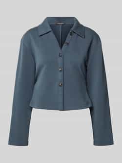 Scotch & Soda Kort blouseshirt met platte kraag en knoopsluiting