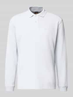 Boss Orange Regular fit poloshirt van katoenmix model 'PETEMPESTOLONG'