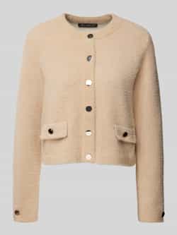 Betty Barclay Chunky Vest met knoopsluiting Beige Dames
