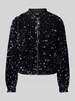 Pieces Regular fit bomberjack met pailletten model 'KAM'