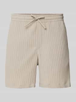 Jack & jones Regular fit korte broek met structuurmotief model 'JAIDEN MASSIMO'