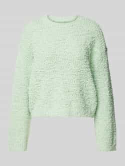 Only Comfort fit gebreide pullover met popcorntricot model 'GLORIA'