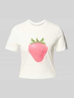 Only Regular fit T-shirt van puur katoen model 'KELLY LIFE'