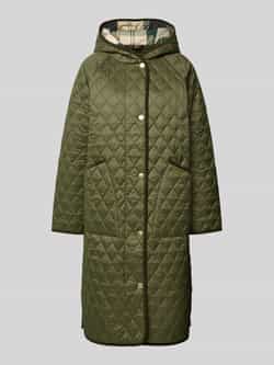 Barbour Lange jas met doorgestikte naden model 'HARMBY'