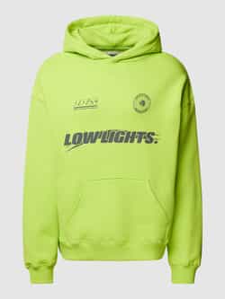Low Lights Studios Hoodie met labelprint model 'Racer'