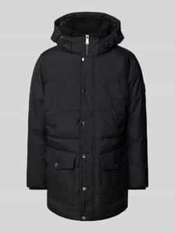 Tommy Hilfiger Parka Rockie Utility Parka hoog gesloten staande kraag met faux bont
