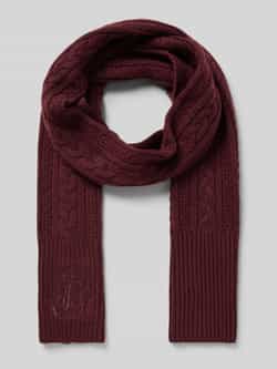 Lauren Ralph Lauren Sjaal met wol en kabelpatroon