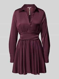 Guess Mini-jurk met V-hals model 'CONCETTA FLARE DRESS'