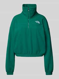 The North Face Kort sweatshirt met opstaande kraag model 'Glacier'