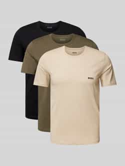 Boss T-shirt met ronde hals in een set van 3 stuks model 'Classic'