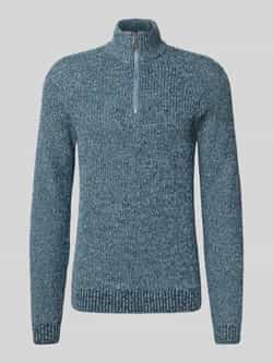 Blend Slim fit gebreide pullover met ritssluiting model 'Darik'